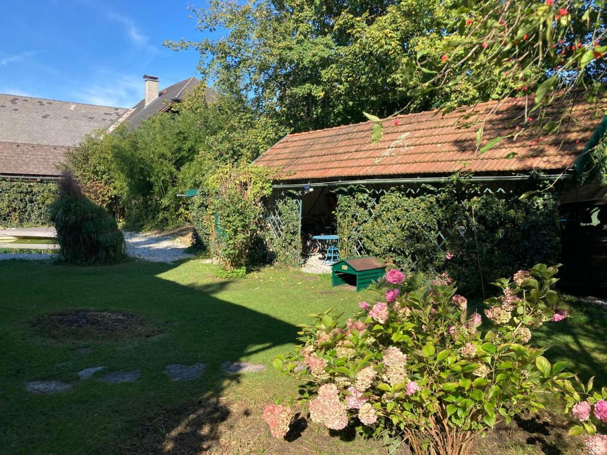 Haus Mit Sauna Und Privatem Badeteich In Anif Bei Salzburg Exterior photo